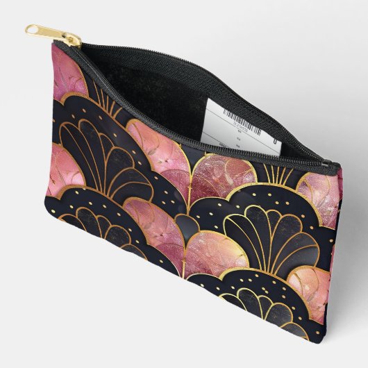 Stunning Art Deco Fan Design Romantic Etui (Open)