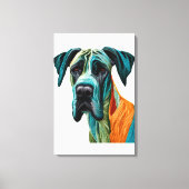Stunning artistic Great Dane artwork Canvas Afdruk (Voorkant)