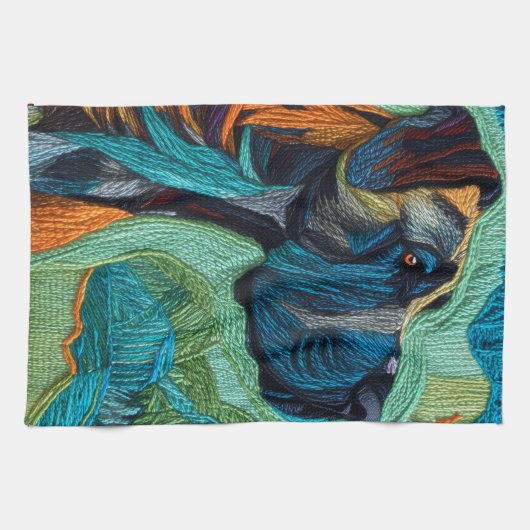 Stunning artistic Great Dane Theedoek (Horizontaal)