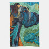 Stunning artistic Great Dane Theedoek (Verticaal)