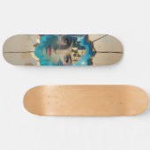 Stunning Atlantis Rising From Watery Depths Persoonlijk Skateboard (Horizontaal)