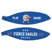 Stunning Bald Eagle, de Amerikaanse vlag, Star Basketbal (Panelen)