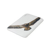 Stunning Bald Eagle doet een flyover Badmat (Gekanteld)