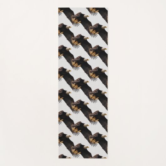 Stunning Bald Eagle neemt de hemel in Yogamat (Voorkant)