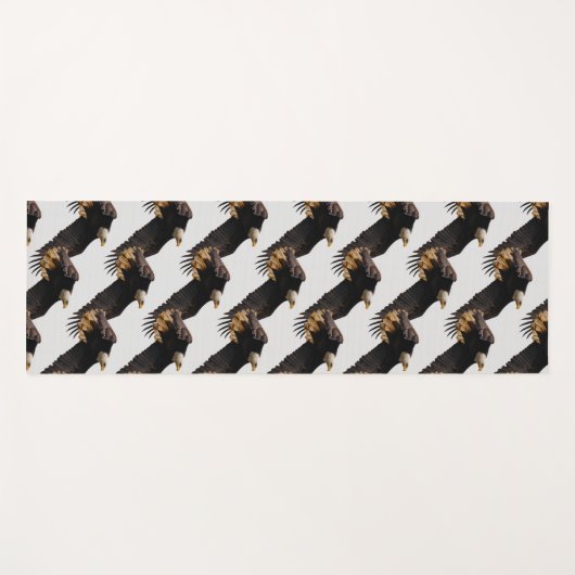 Stunning Bald Eagle neemt de hemel in Yogamat (Voorkant (horizontaal))