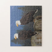 Stunning Bald Eagle Pair over de piloten Legpuzzel (Verticaal)