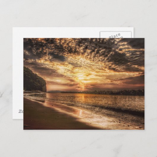 Stunning Beach Sunrise Briefkaart (Voorkant / Achterkant)