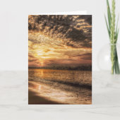 Stunning Beach Sunrise Kaart (Voorkant)