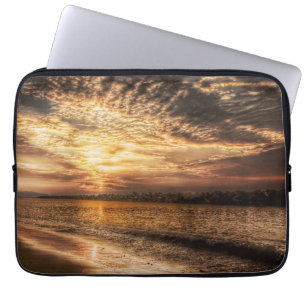 Stunning Beach Sunrise Laptop Sleeve