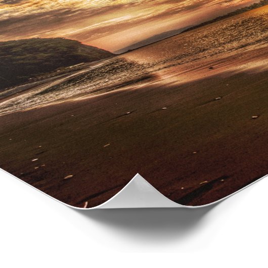 Stunning Beach Sunrise Poster (Hoek)