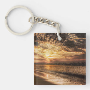 Stunning Beach Sunrise Sleutelhanger