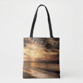 Stunning Beach Sunrise Tote Bag (Voorkant)