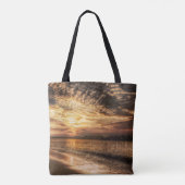 Stunning Beach Sunrise Tote Bag (Achterkant)