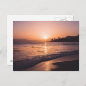 Stunning Beach Sunset Briefkaart (Voorkant / Achterkant)