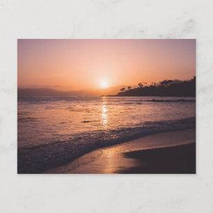 Stunning Beach Sunset Briefkaart