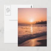 Stunning Beach Sunset Briefkaart (Voorkant / Achterkant)