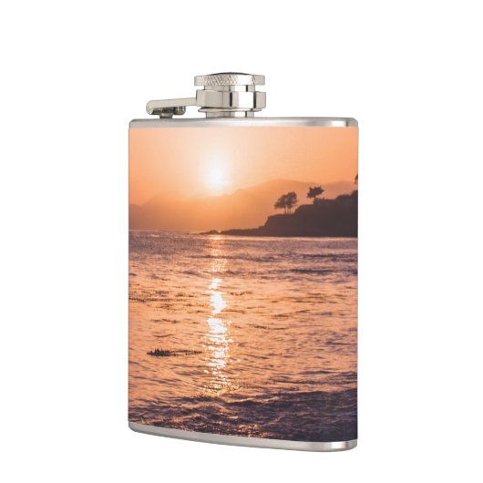 Stunning Beach Sunset Heupfles (Links)