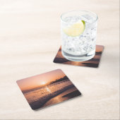 Stunning Beach Sunset Kartonnen Onderzetters (Insitu)