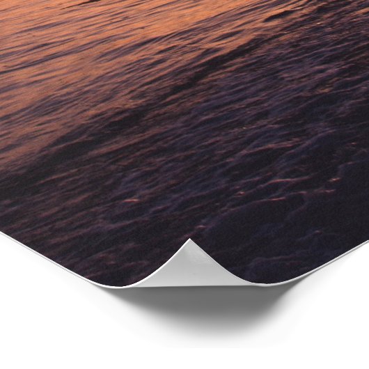 Stunning Beach Sunset Poster (Hoek)