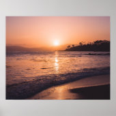Stunning Beach Sunset Poster (Voorkant)