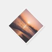 Stunning Beach Sunset Servet (Hoek)