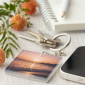 Stunning Beach Sunset Sleutelhanger (Voorkant Rechts)