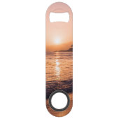 Stunning Beach Sunset Speed Flessenopener (Achterkant)