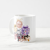 Stunning Beauty/Makeup themed Coffee mug Koffiemok (Voorkant links)