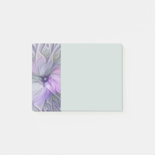 Stunning Beauty Modern Abstract Fractal Art Flower Post-it® Notes (Voorkant)