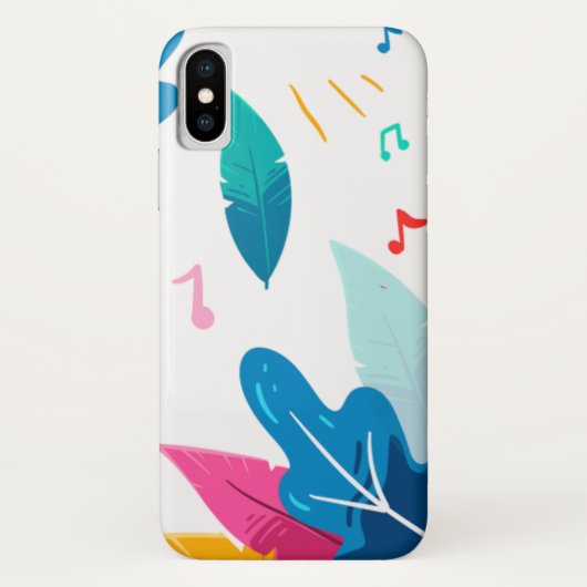 Stunning bladerenpatroon Case-Mate iPhone case (Achterkant)