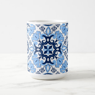 💙 Stunning blauwe Azulejos Koffiemok