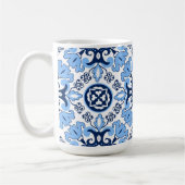 💙 Stunning blauwe Azulejos Koffiemok (Links)