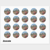 Stunning Bosham Harbour England Ronde Sticker (Vel)