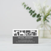 Stunning Bouwservice Icon Logo Visitekaartje (Staand voorkant)