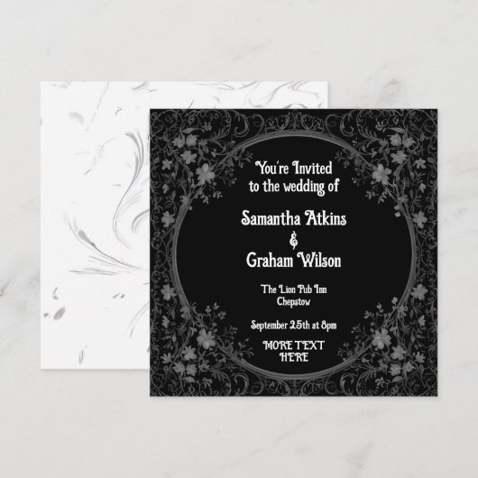stunning bruiloft templates save the date (Voorkant / Achterkant)