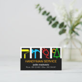 Stunning Builders Service Logo Constructie Visitekaartje (Staand voorkant)