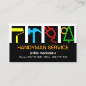 Stunning Builders Service Logo Constructie Visitekaartje (Voorkant)