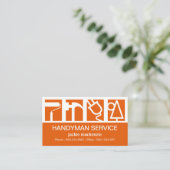 Stunning Builders Service Logo Constructie Visitekaartje (Staand voorkant)