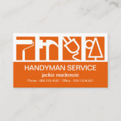 Stunning Builders Service Logo Constructie Visitekaartje (Voorkant)