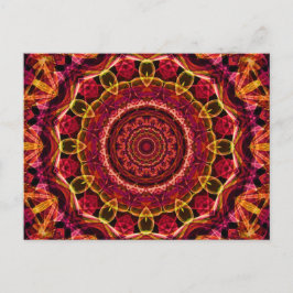 Stunning Chaos kaleidoscoop Briefkaart