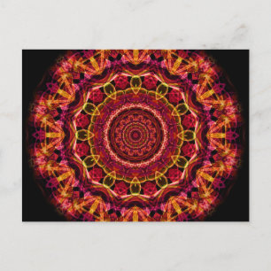 Stunning Chaos kaleidoscoop Briefkaart