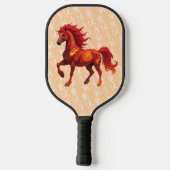 Stunning Chinese Year of the Fire Horse 2026 Pickleball Paddle (Achterkant)