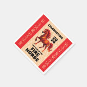 Stunning Chinese Year of the Fire Horse 2026 Servet (Hoek)