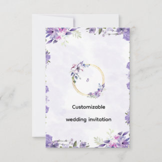 Stunning Customizable Wedding Invitation - Elegant Kaart