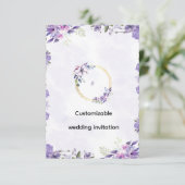 Stunning Customizable Wedding Invitation - Elegant Kaart (Staand voorkant)