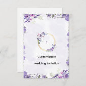 Stunning Customizable Wedding Invitation - Elegant Kaart (Voorkant / Achterkant)