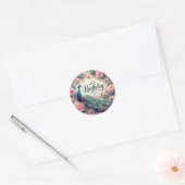Stunning Design Verjaardagssticker Ronde Sticker (Envelop)