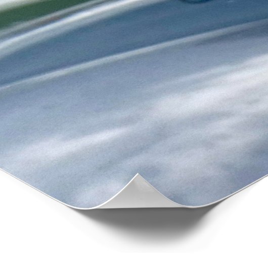 Stunning Egret Bird Poster (Hoek)