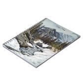 Stunning Estes Park Colorado Winter Stream Notitieboek (Linkerzijde)