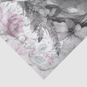 Stunning Fantasy Horse Floral Tissuepapier (Detail)